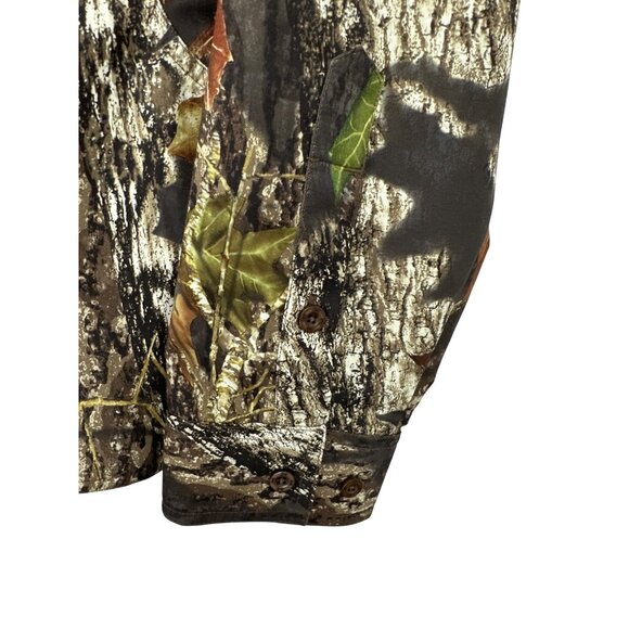 Under Armour Mens Long Sleeve Camo Button-Up Shirt Hunting Outdoor Size L - Picture 4 of 11